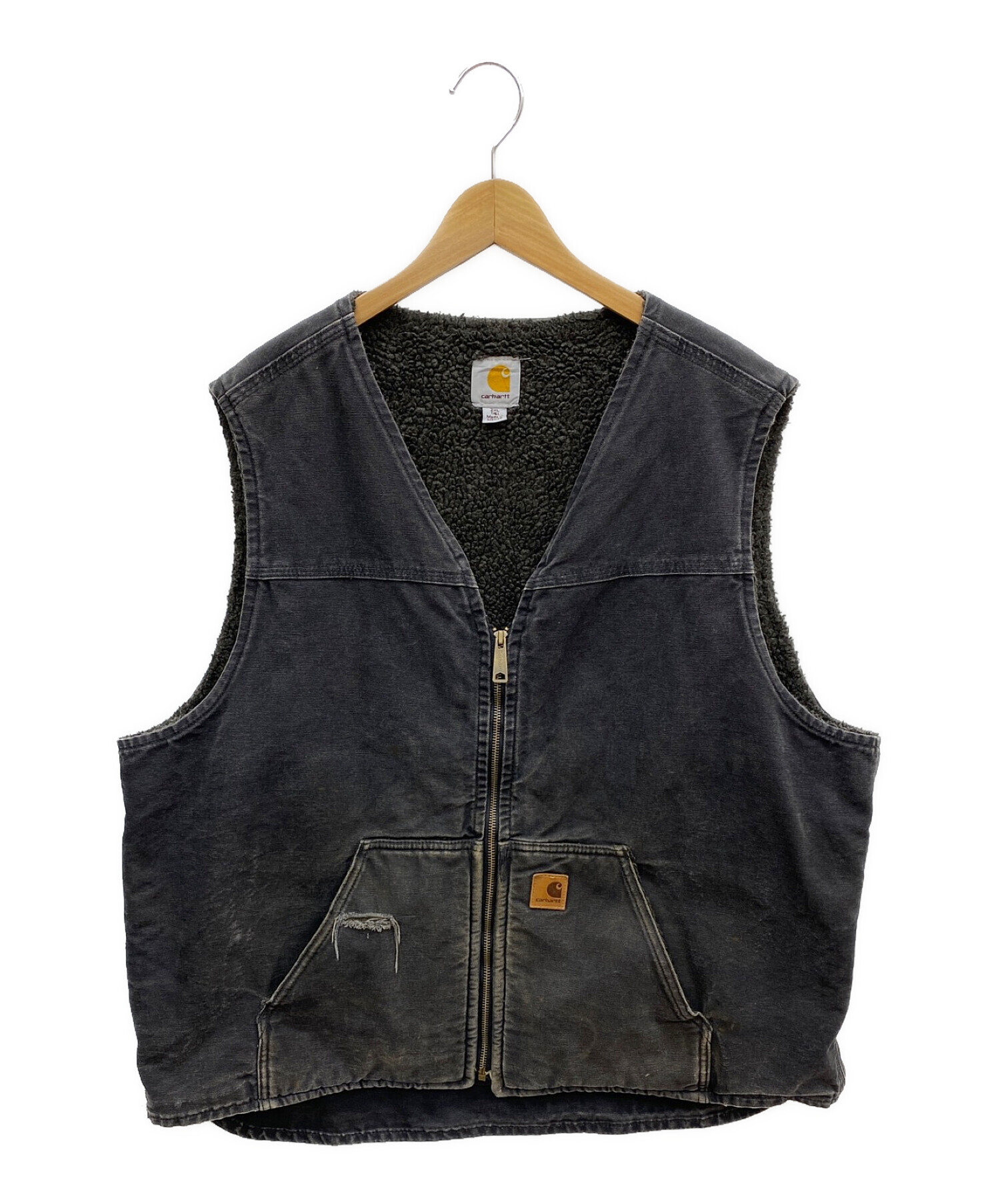 中古・古着通販】CarHartt (カーハート) 裏ボアベスト グレー サイズ