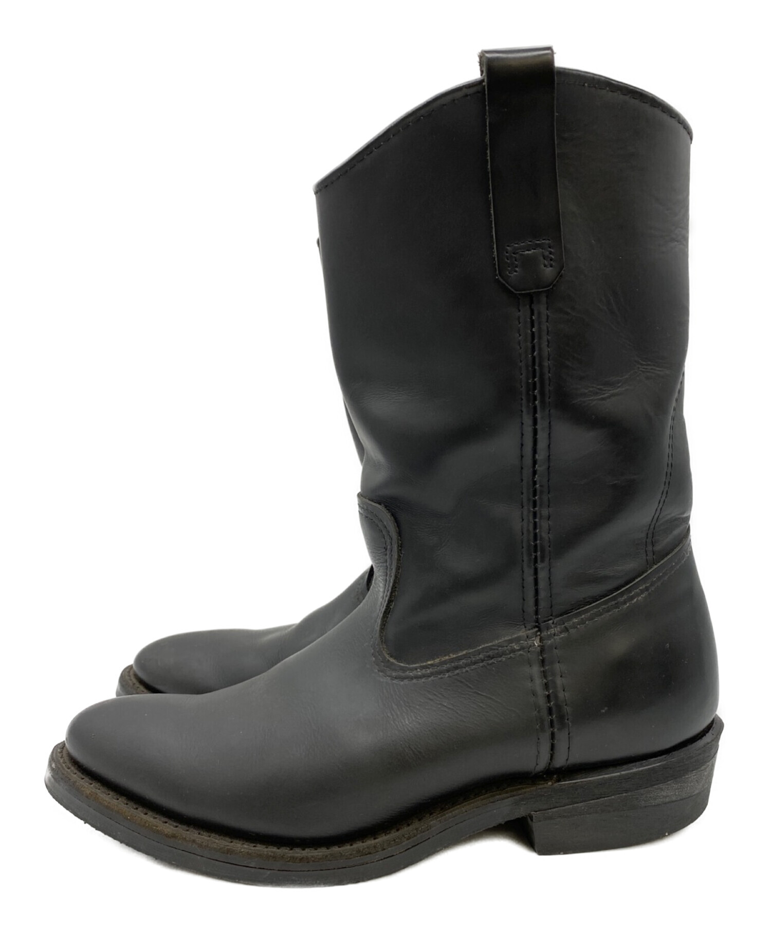 中古・古着通販】RED WING (レッドウィング) ペコスブーツ ブラック