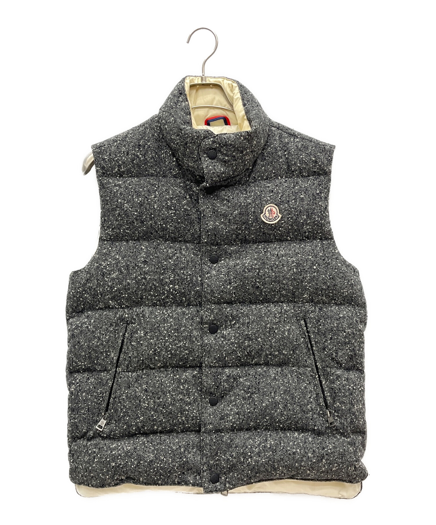 MONCLER (モンクレール) JUNYA WATANABE COMME des GARCONS (ジュンヤワタナベ コムデギャルソン)  ダウンベスト グレー サイズ:M