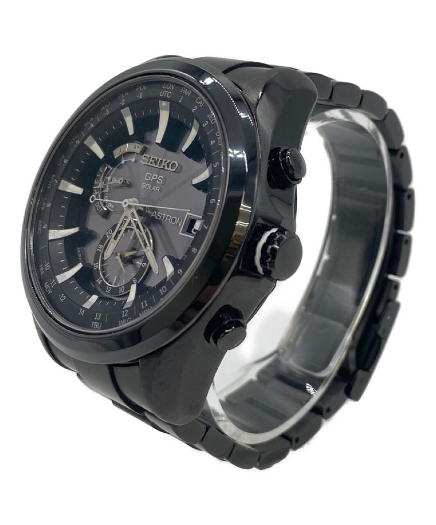 SEIKO (セイコー) アストロン ソーラーGPS腕時計 ブラック