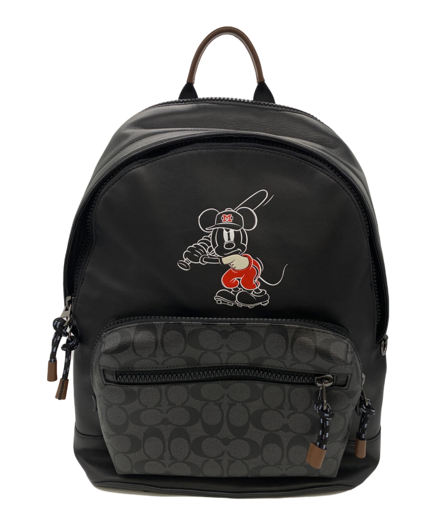 中古・古着通販】COACH (コーチ) DISNEY (ディズニー) リュック ブラック×グレー｜ブランド・古着通販 トレファク公式【TREFAC  FASHION】スマホサイト