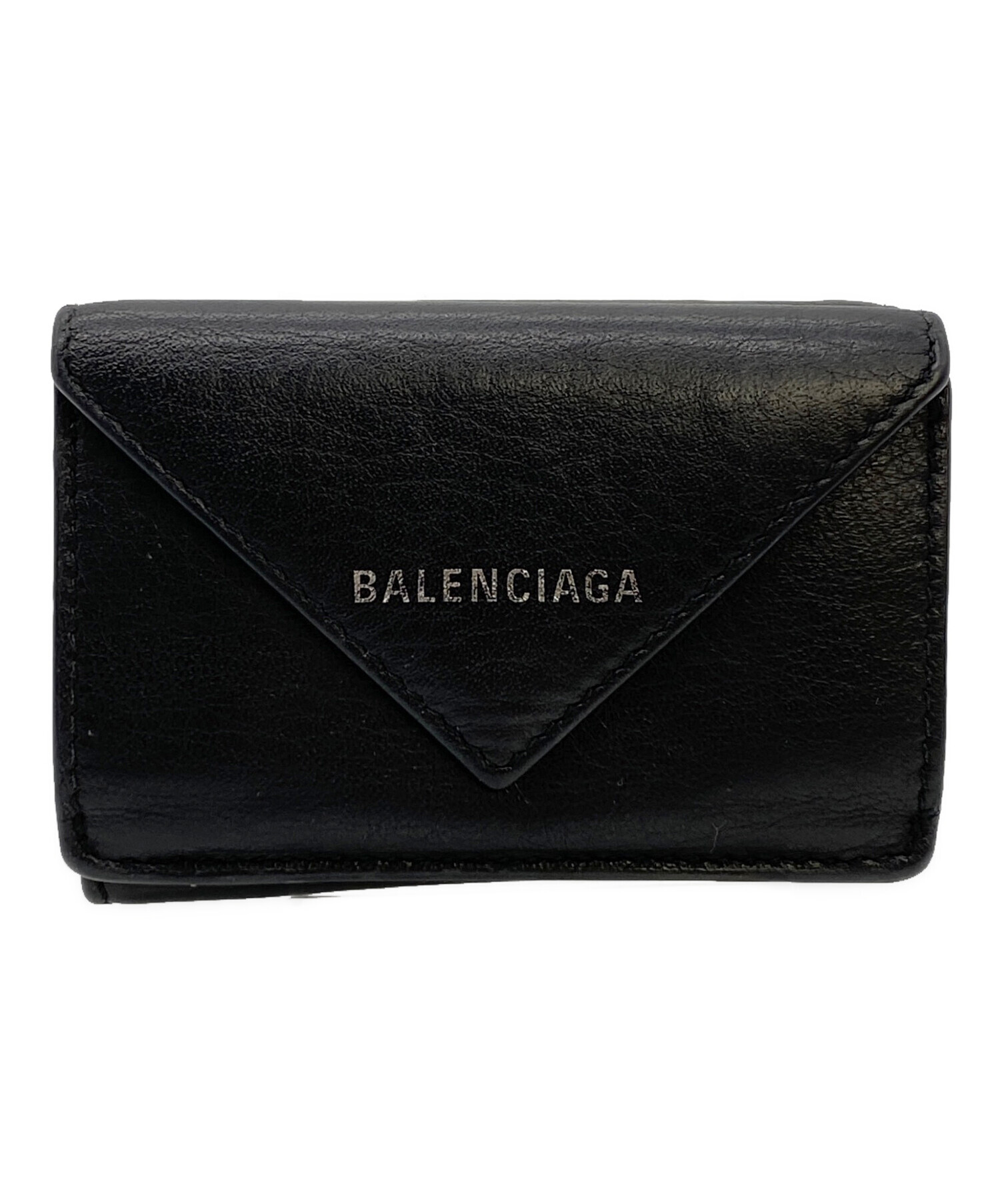 中古・古着通販】BALENCIAGA (バレンシアガ) ペーパー ミニウォレット グリーン｜ブランド・古着通販 トレファク公式【TREFAC  FASHION】スマホサイト