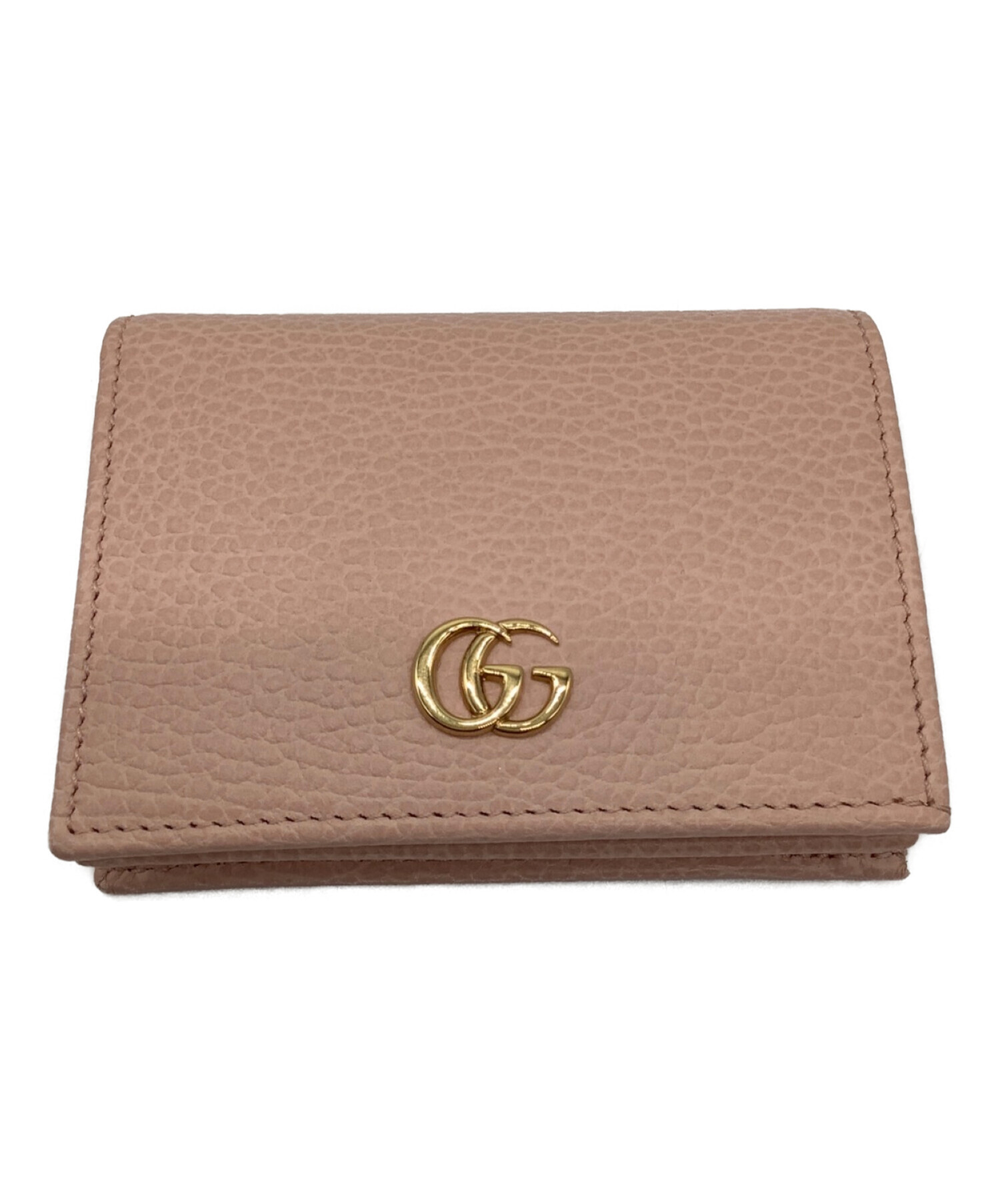 中古・古着通販】GUCCI (グッチ) コンパクトウォレット ピンク