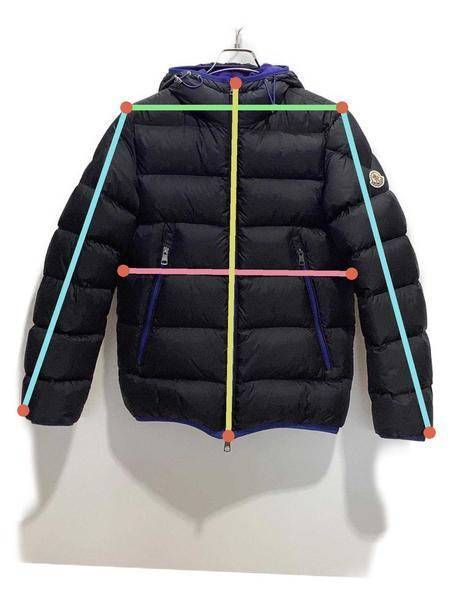 中古・古着通販】MONCLER (モンクレール) ダウンジャケット ブラック 