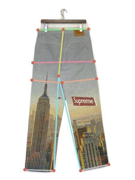 中古・古着通販】SUPREME (シュプリーム) Aerial Tapestry Regular Jean ライトグレー  サイズ:W30｜ブランド・古着通販 トレファク公式【TREFAC FASHION】スマホサイト