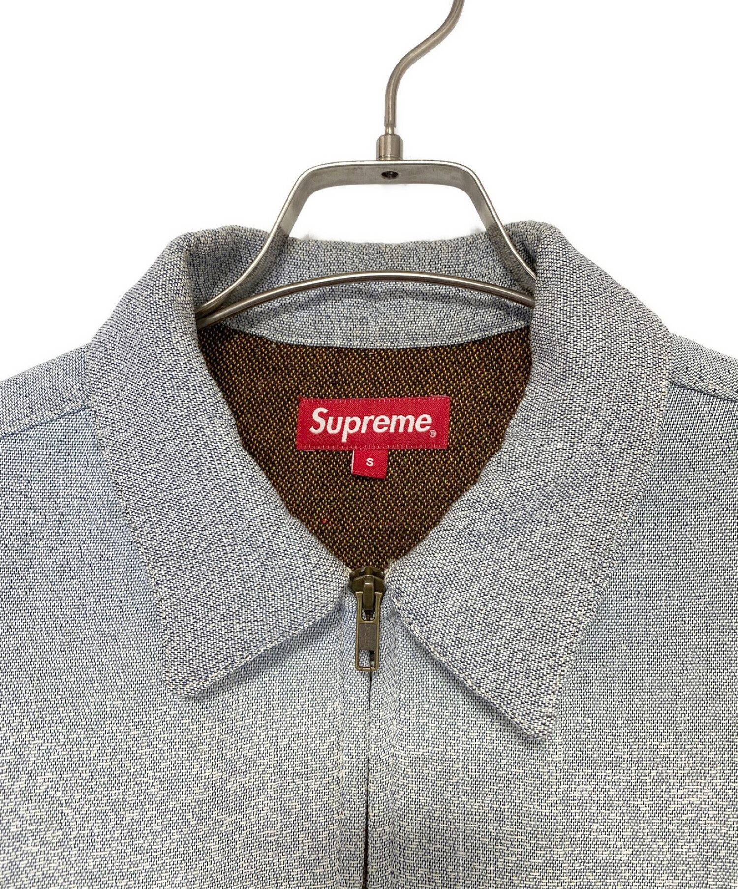 SUPREME (シュプリーム) Aerial Tapestry Harrington Jacket ネイビー サイズ:S