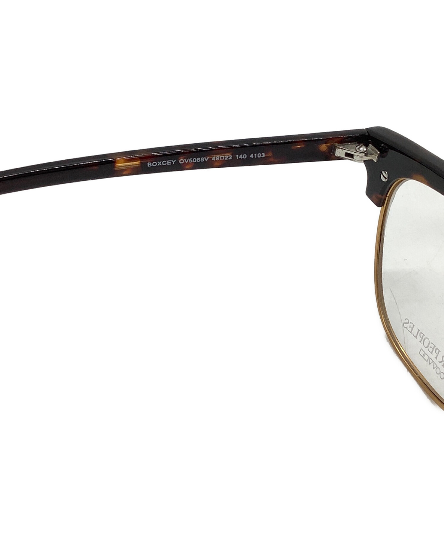 OLIVER PEOPLES (オリバーピープルズ) 伊達眼鏡 ブラウン