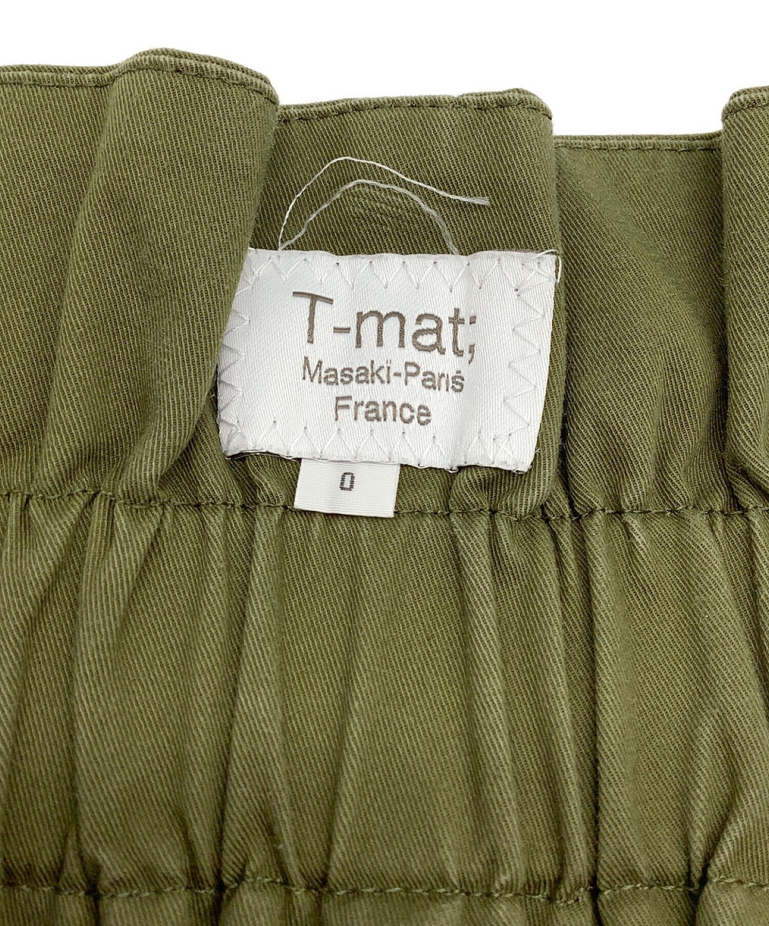 【爆買い豊富な】T-mat Masaki-ParisｘDrawer カモフラージュパンツ0 パンツ