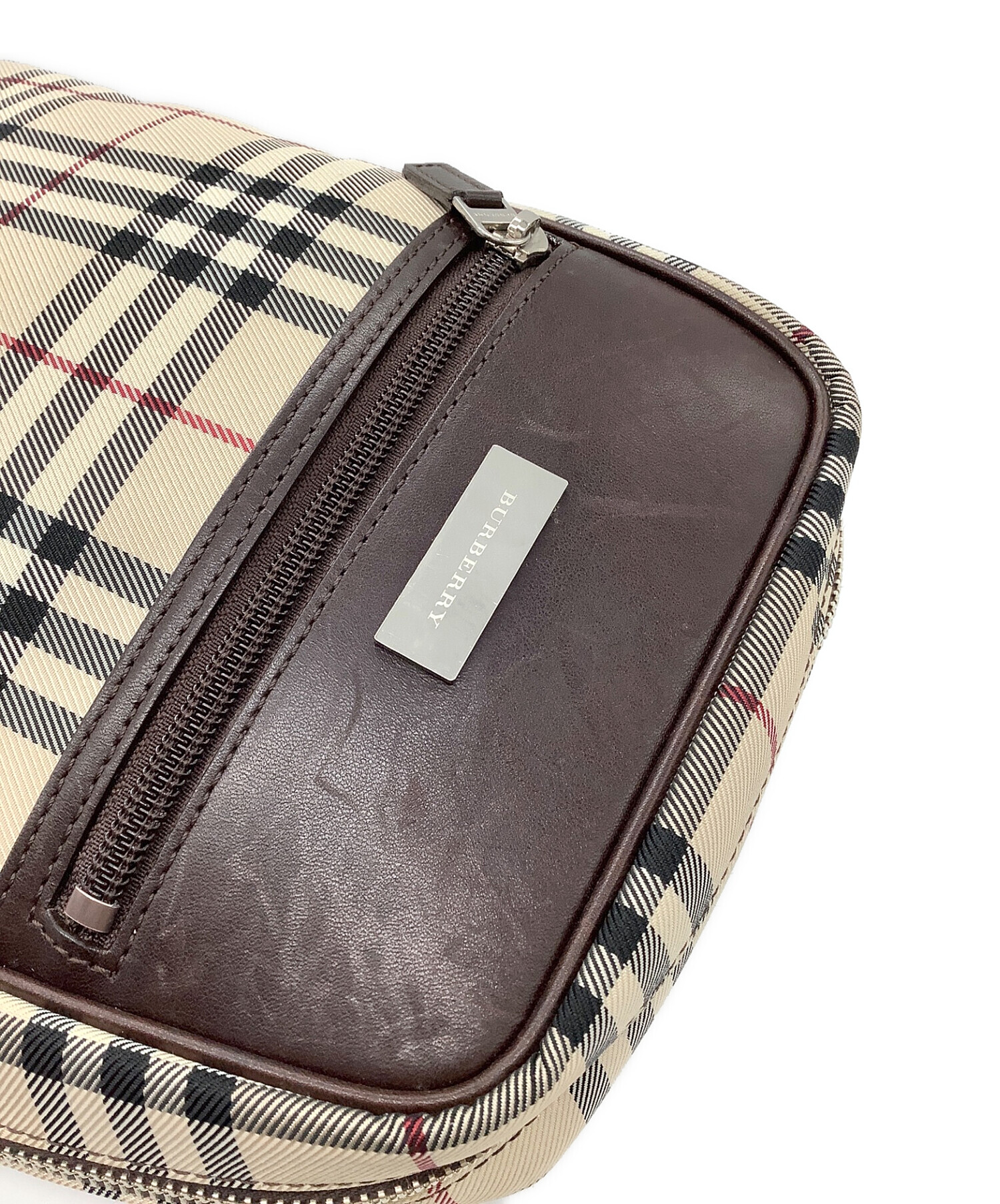 中古・古着通販】BURBERRY (バーバリー) ボディバッグ ベージュ