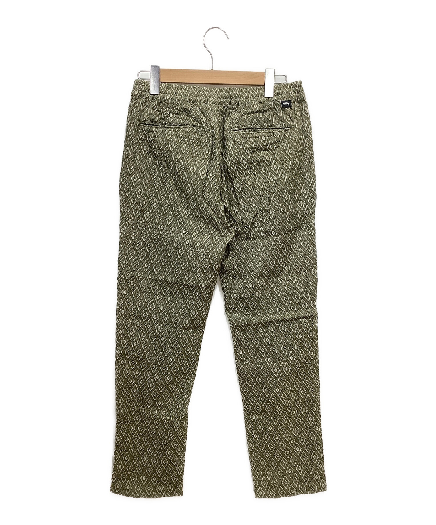 中古・古着通販】stussy (ステューシー) Bryan Diamond Pant オリーブ サイズ:S｜ブランド・古着通販  トレファク公式【TREFAC FASHION】スマホサイト