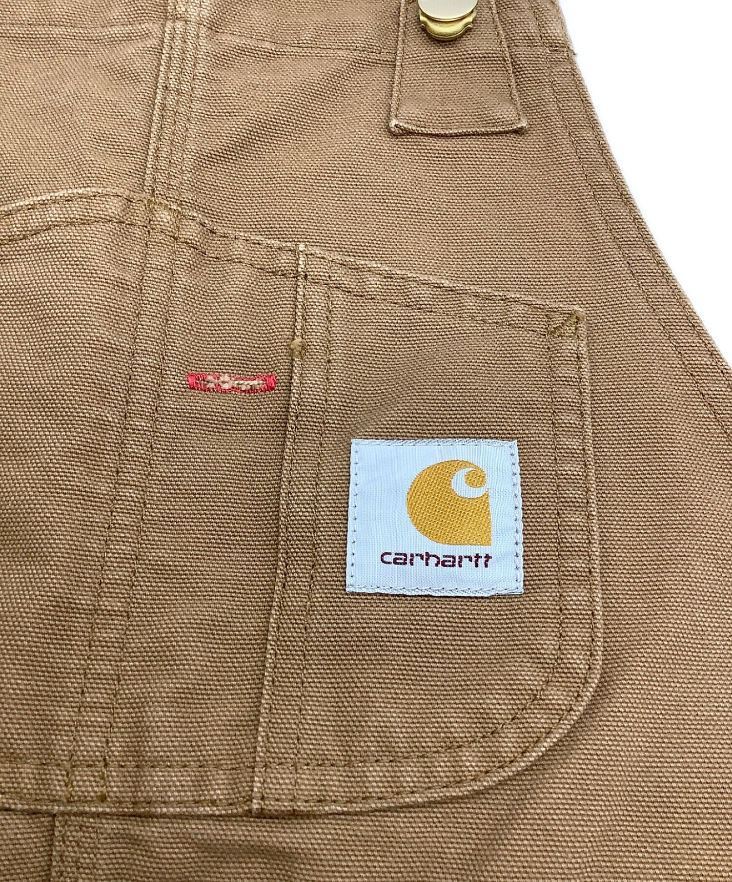 中古・古着通販】CarHartt (カーハート) オーバーオール ブラウン 