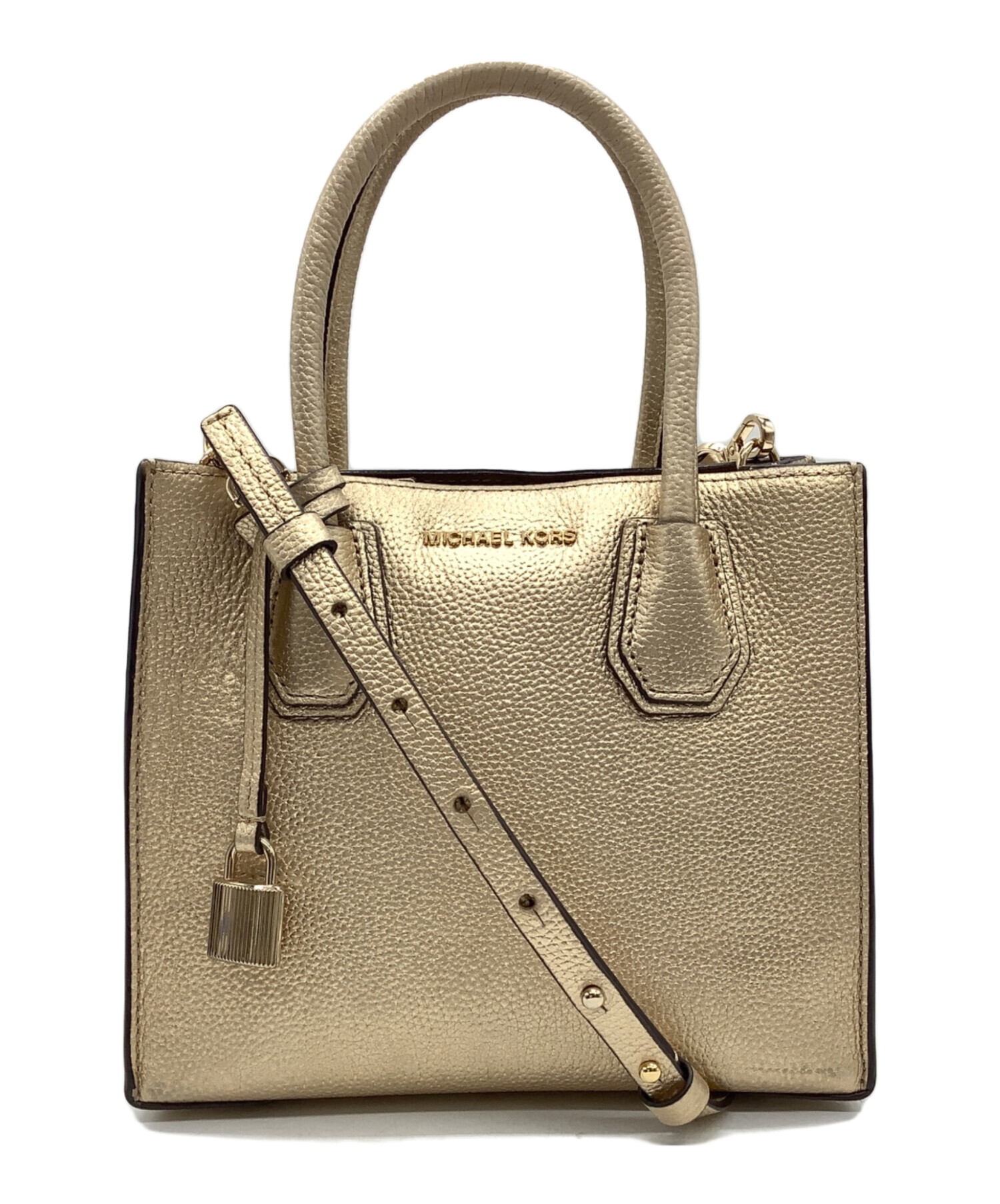 Gold michael kors handbag online