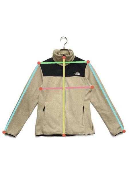 【中古・古着通販】THE NORTH FACE (ザ ノース フェイス) フリースジャケット ベージュ×ブラック サイズ:M｜ブランド・古着通販  トレファク公式【TREFAC FASHION】スマホサイト