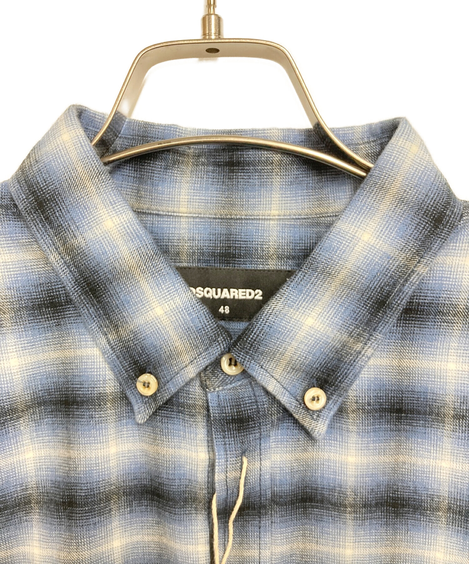 中古・古着通販】DSQUARED2 (ディースクエアード) チェックシャツ