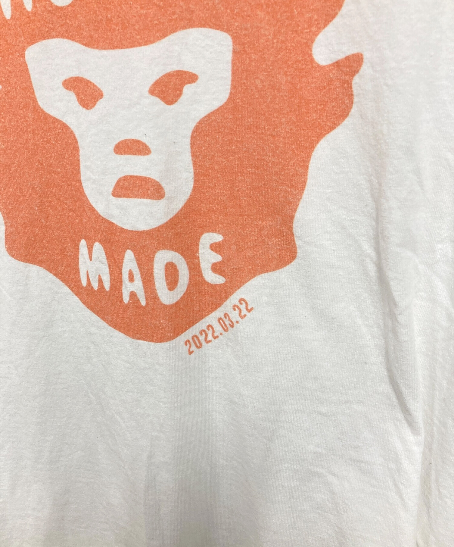 中古・古着通販】HUMAN MADE (ヒューマンメイド) 長袖Tシャツ ホワイト