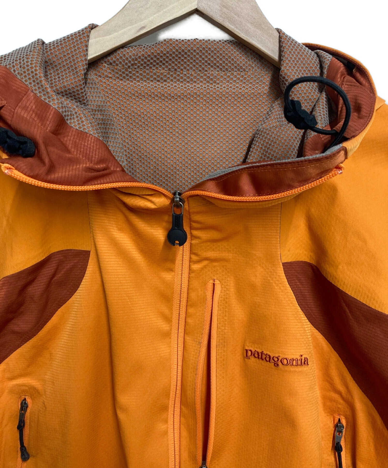 Patagonia (パタゴニア) ディメンション ジャケット ブラウン×オレンジ サイズ:M