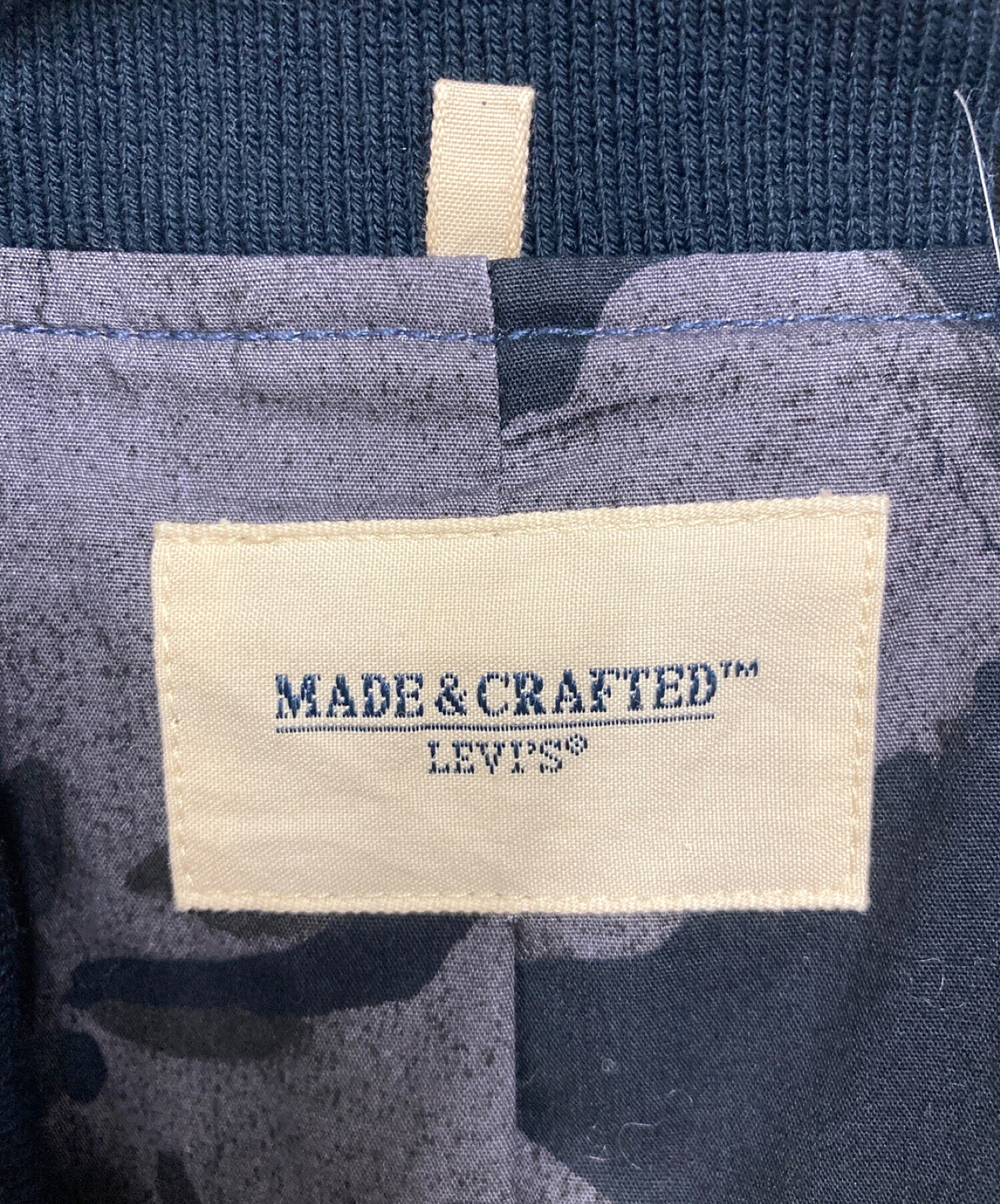 中古・古着通販】LEVI'S (リーバイス) MA-1ジャケット ネイビー サイズ