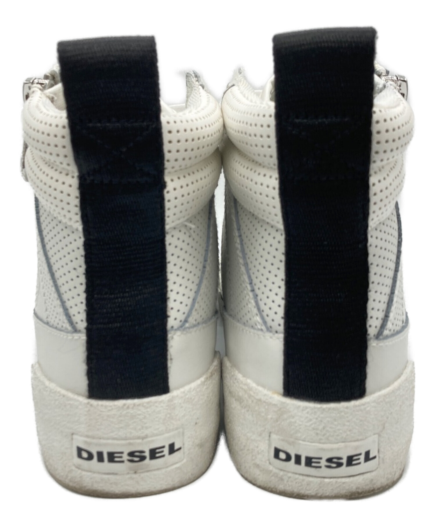 中古・古着通販】DIESEL (ディーゼル) ハイカットスニーカー ホワイト