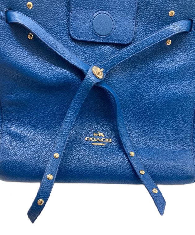 中古・古着通販】COACH (コーチ) ショルダーバッグ ブルー｜ブランド 