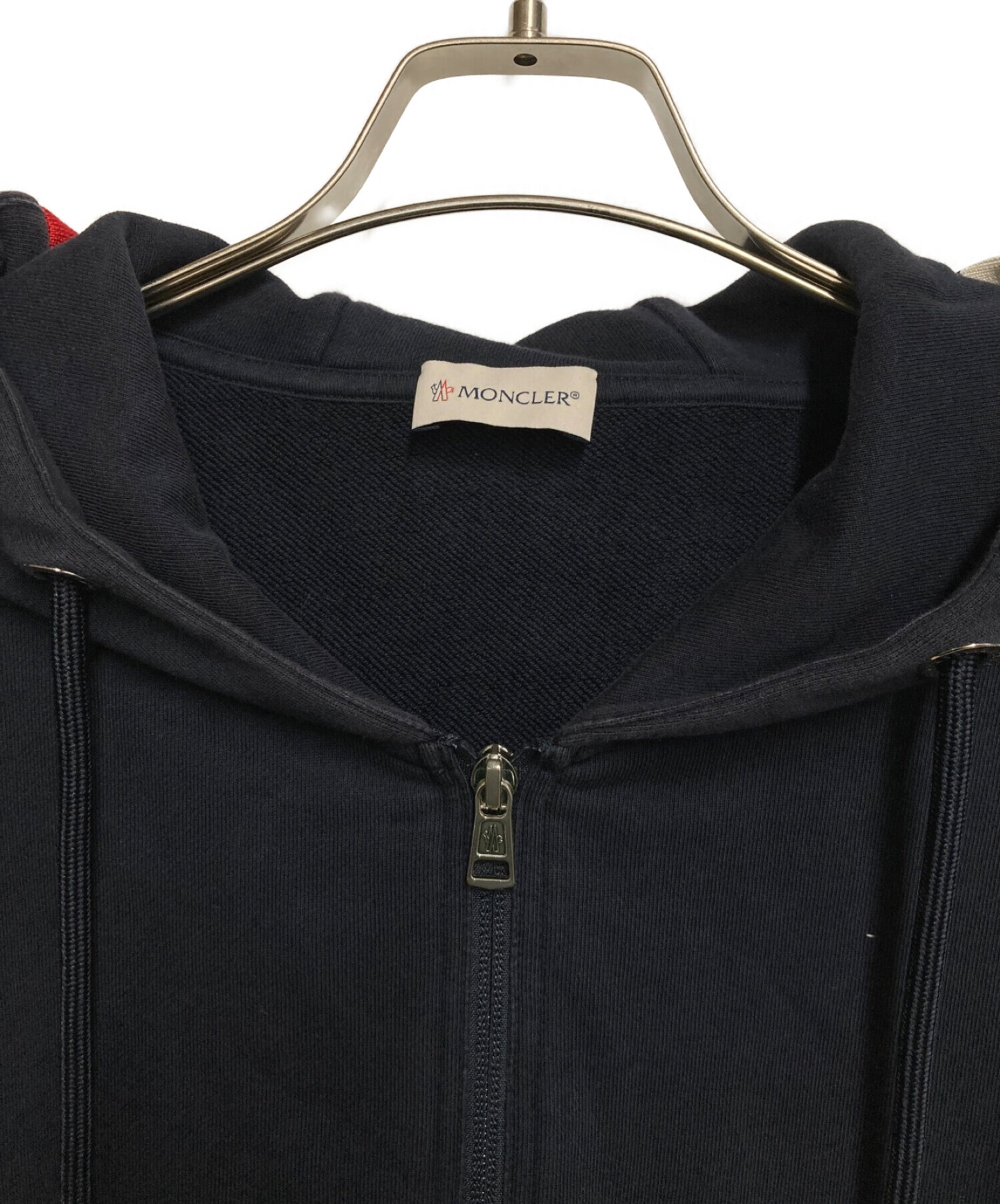 中古・古着通販】MONCLER (モンクレール) ジップパーカー ネイビー