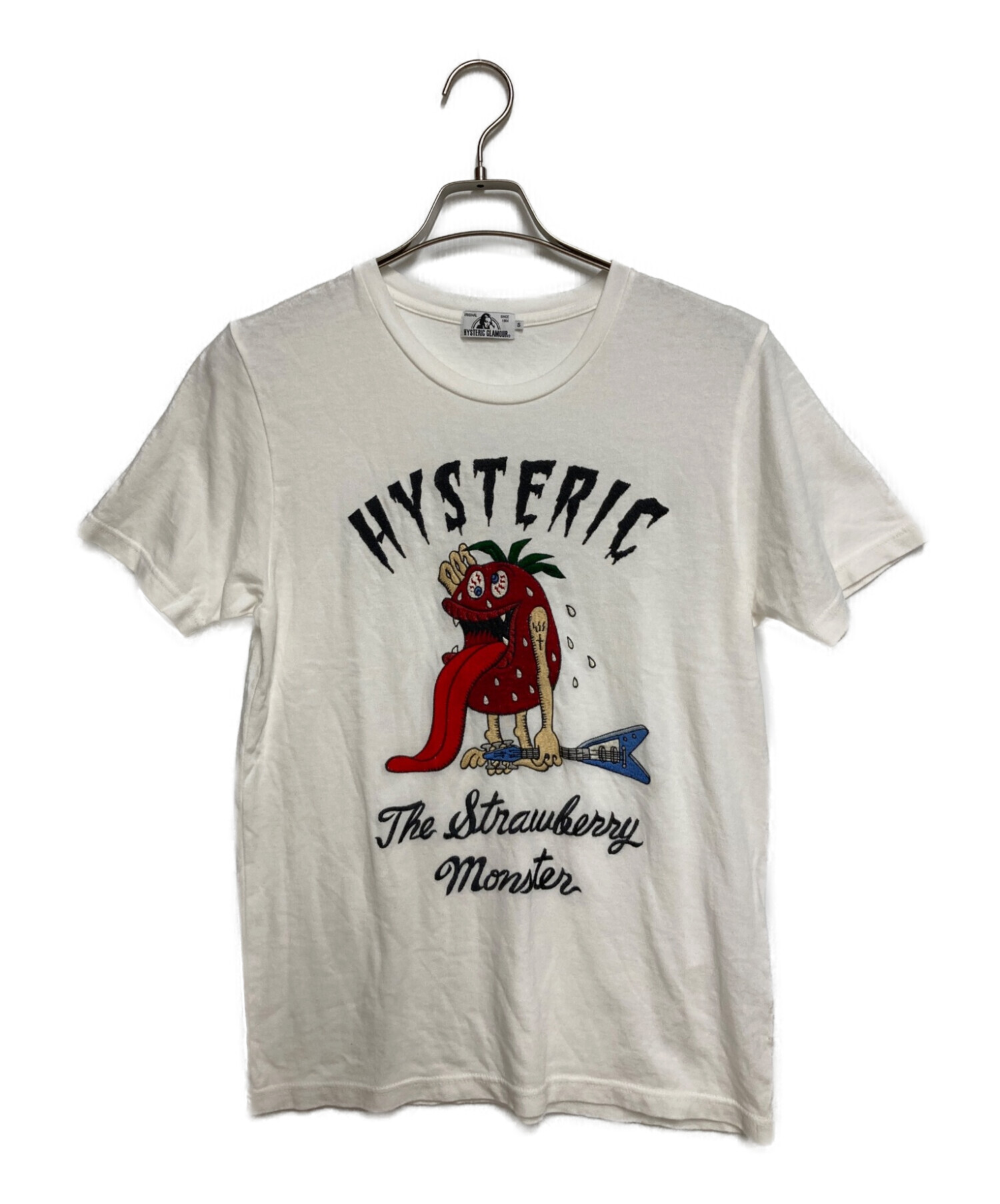 Hysteric Glamour (ヒステリックグラマー) 刺繍Tシャツ ホワイト サイズ:Sサイズ