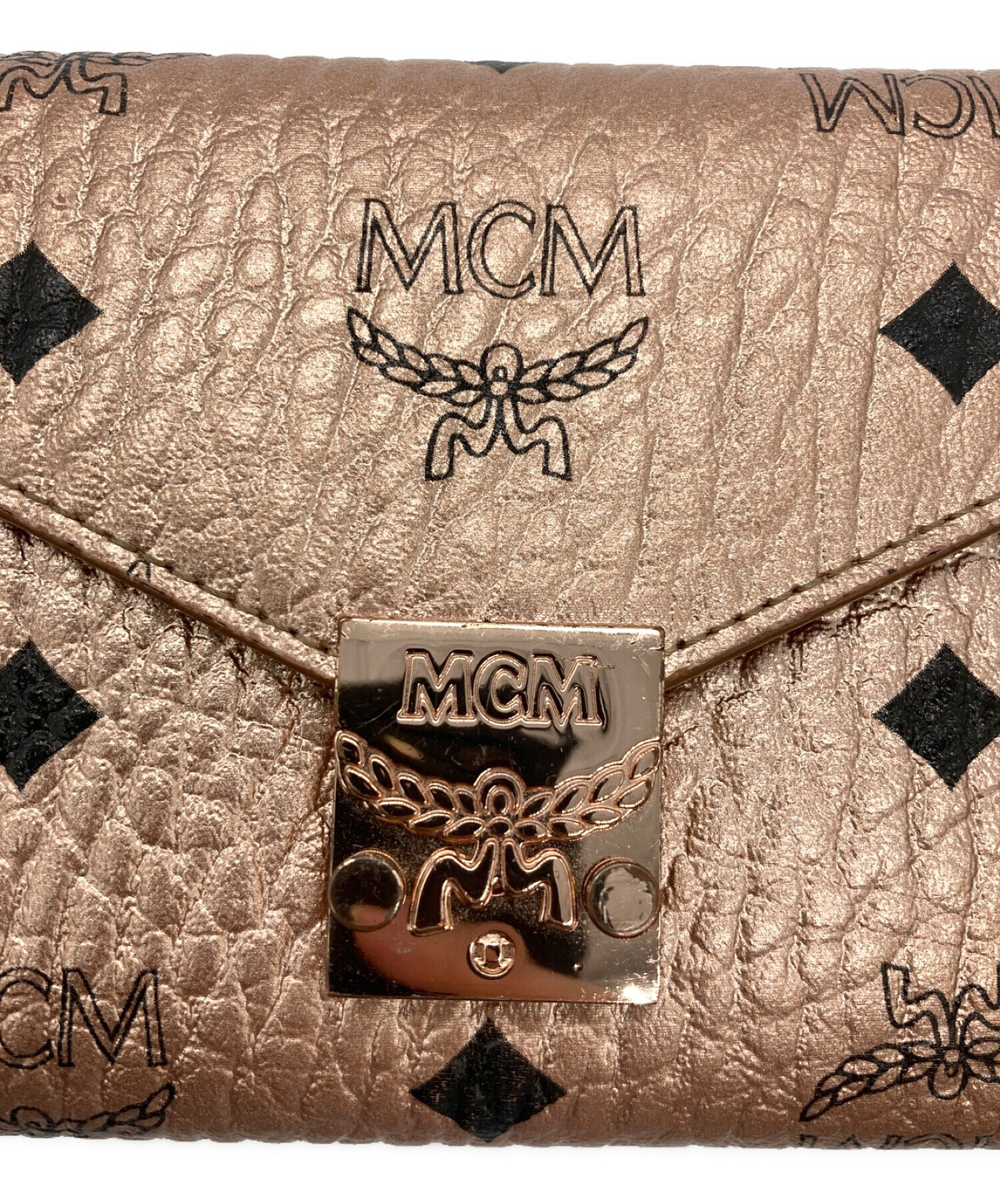 MCM 財布 ピンクゴールドファッション