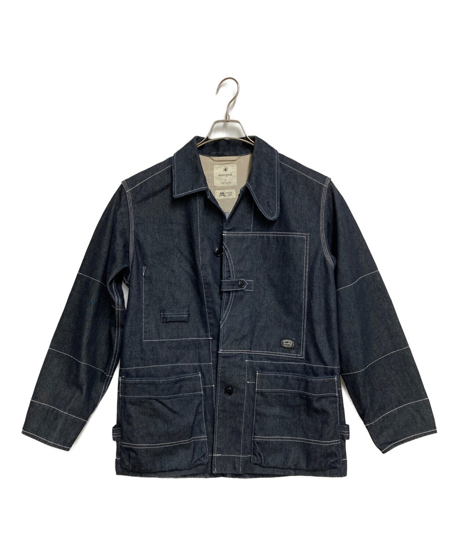 Snow peak (スノーピーク) TAKIBI Denim Jacket インディゴ サイズ:Mサイズ