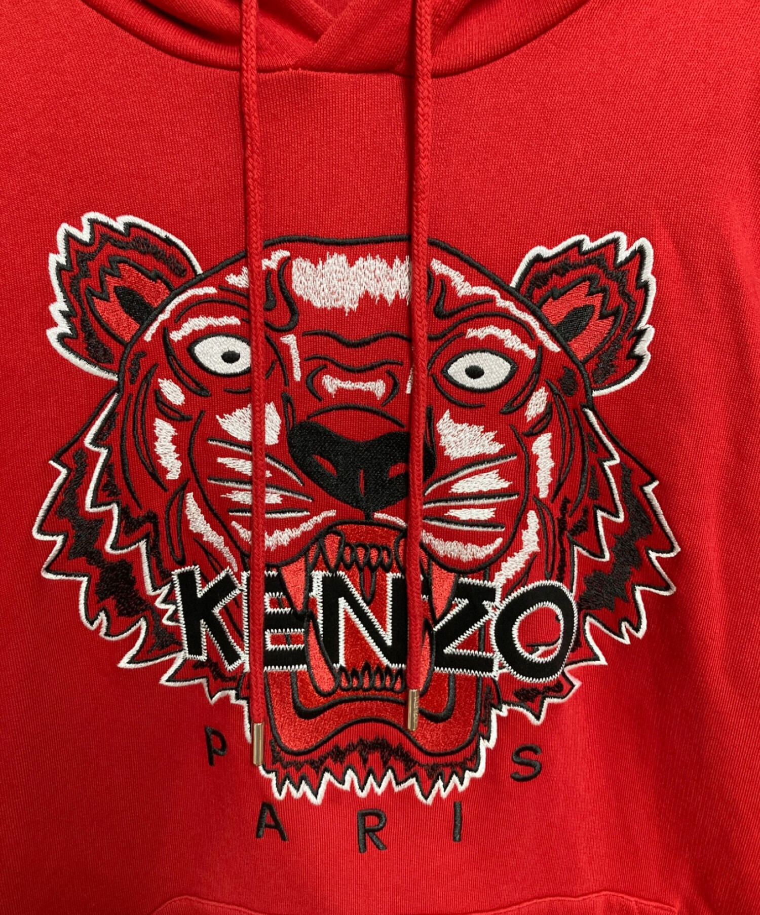 KENZO タイガーパーカー 赤 - メンズ