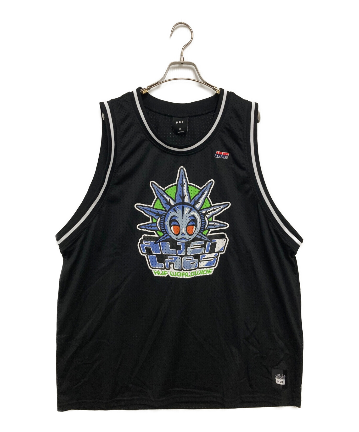 中古・古着通販】HUF (ハフ) BASKETBALL JERSEY ブラック サイズ:XL