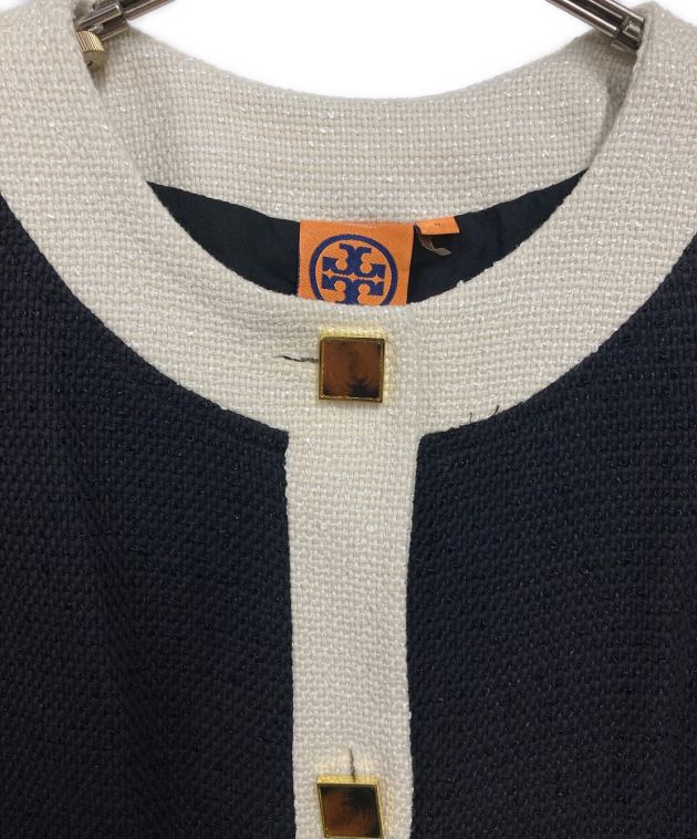 中古・古着通販】TORY BURCH (トリーバーチ) ワンピース ネイビー