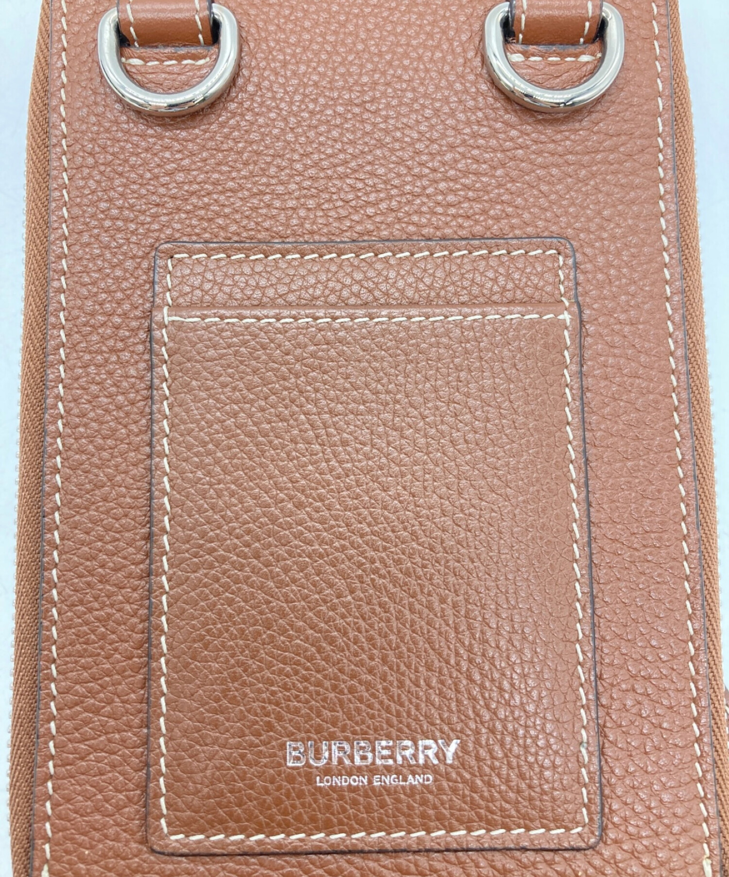 中古・古着通販】BURBERRY (バーバリー) スマホショルダー ブラウン