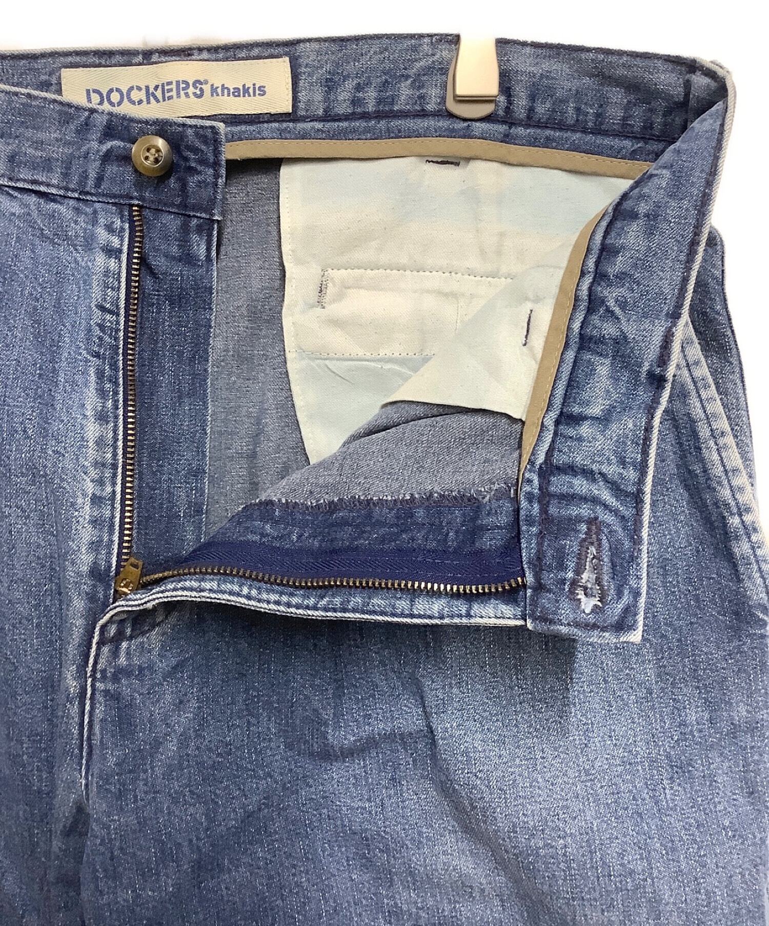 中古・古着通販】DOCKERS (ドッカーズ) タックワイドデニムパンツ