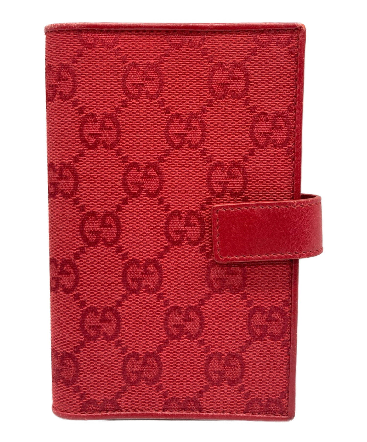 中古・古着通販】GUCCI (グッチ) 手帳カバー レッド｜ブランド・古着