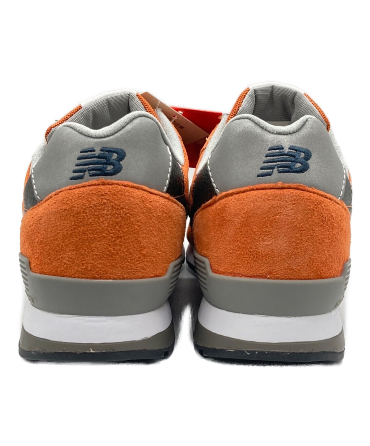 NEW BALANCE (ニューバランス) スニーカー オレンジ×ネイビー サイズ:25.5cm 未使用品