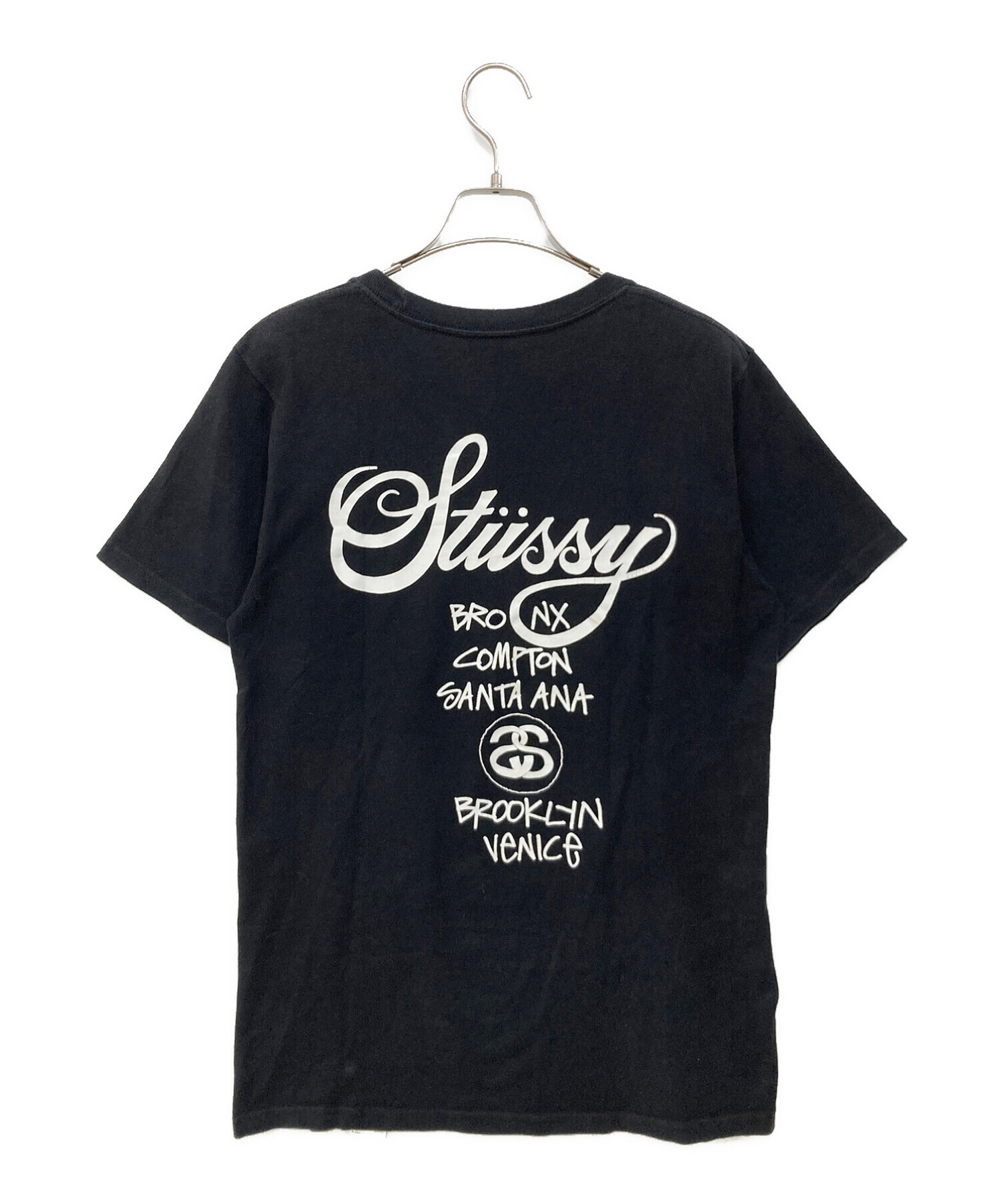 中古・古着通販】stussy (ステューシー) プリントTシャツ ブラック サイズ:Ｓ｜ブランド・古着通販 トレファク公式【TREFAC  FASHION】スマホサイト