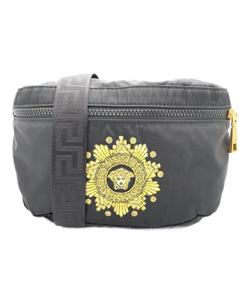 中古・古着通販】VERSACE (ヴェルサーチ) ウエストバッグ ブラック