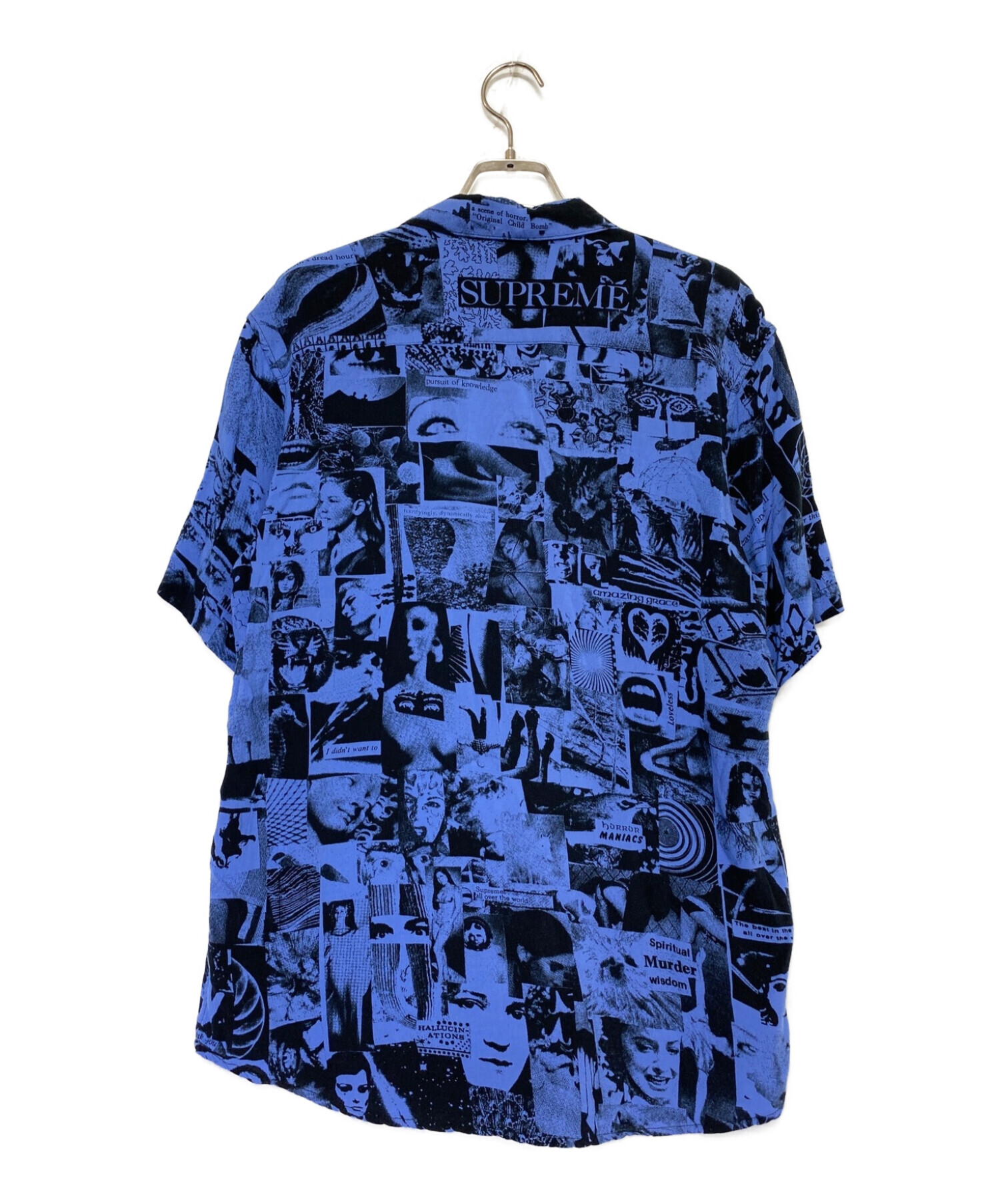 SUPREME (シュプリーム) Vibrations Rayon Shirt ブルー サイズ:M