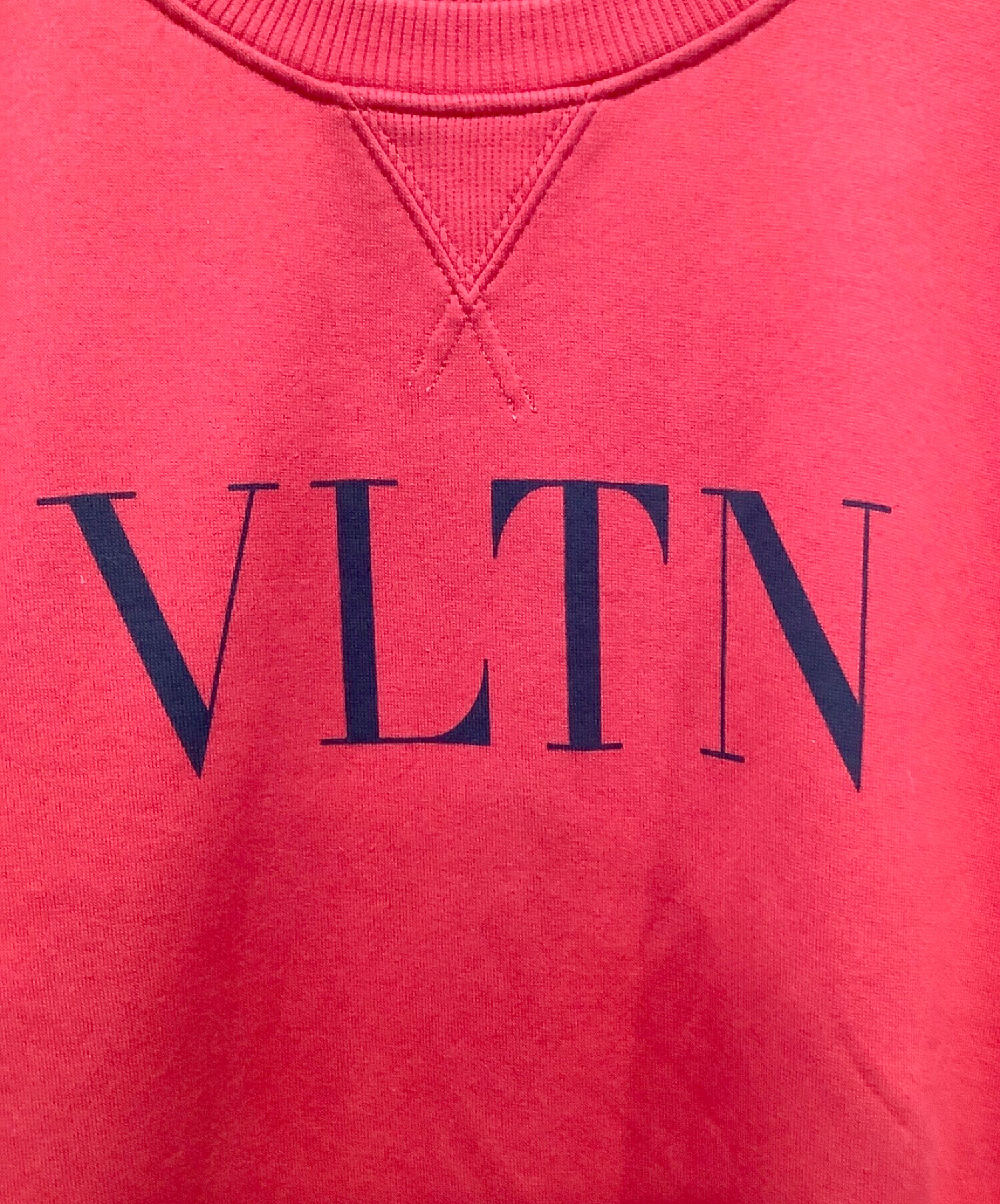 VALENTINO (ヴァレンティノ) VLTNロゴスウェット レッド サイズ:XL