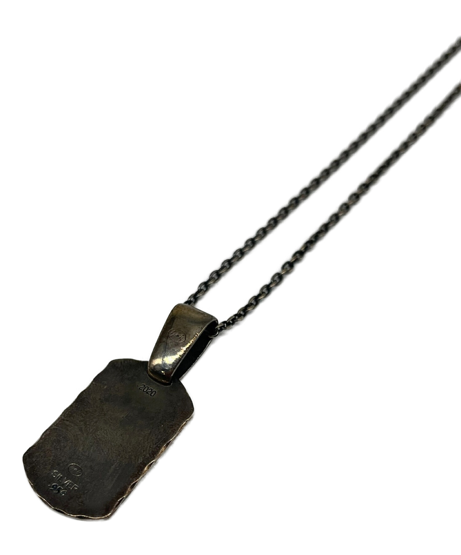 GOTHIC YOHJI YAMAMOTO (ゴシックヨウジヤマモト) SILVER 950 DOG TAG PENDANT