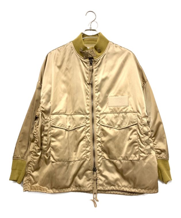 中古・古着通販】VOTE MAKE NEW CLOTHES (ヴォートメイクニュークローズ) MA-1コーチジャケット ベージュ  サイズ:Mサイズ｜ブランド・古着通販 トレファク公式【TREFAC FASHION】スマホサイト