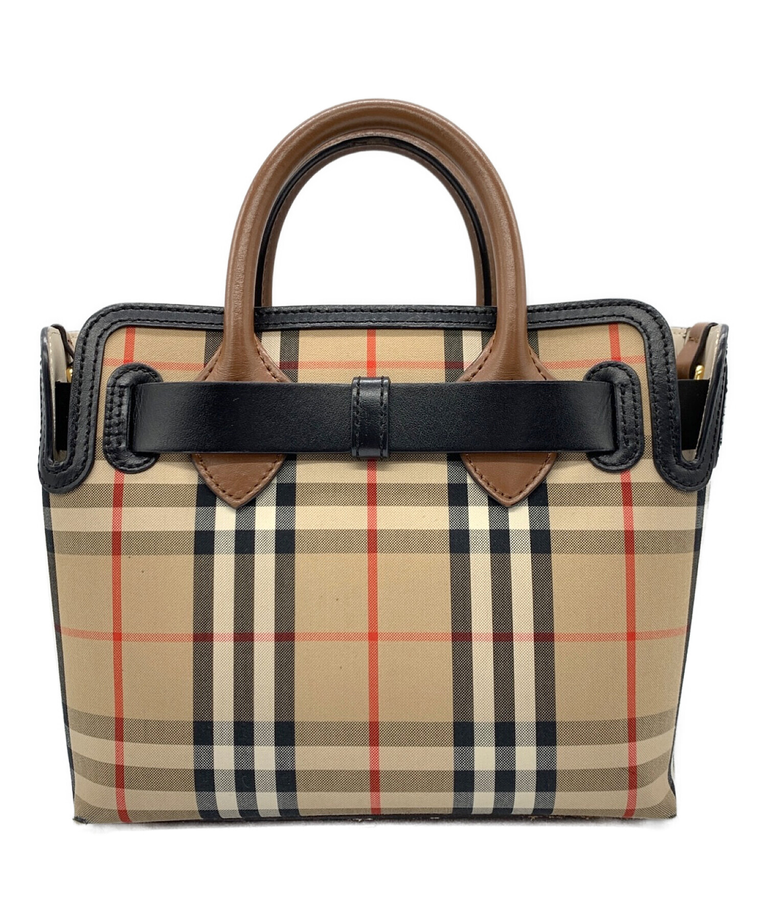 中古・古着通販】BURBERRY (バーバリー) ハンドバッグ/ノバチェック