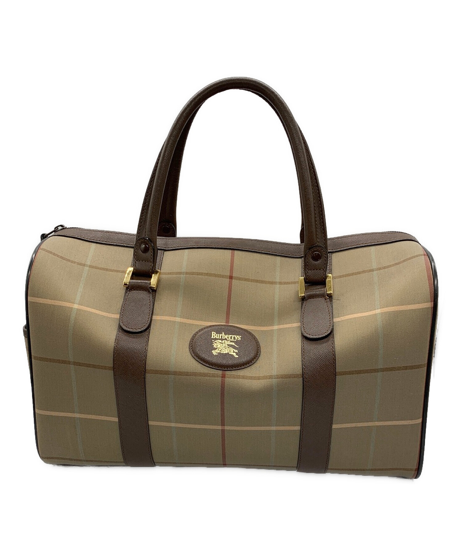 中古・古着通販】Burberry's (バーバリーズ) ボストンバッグ カーキ｜ブランド・古着通販 トレファク公式【TREFAC  FASHION】スマホサイト