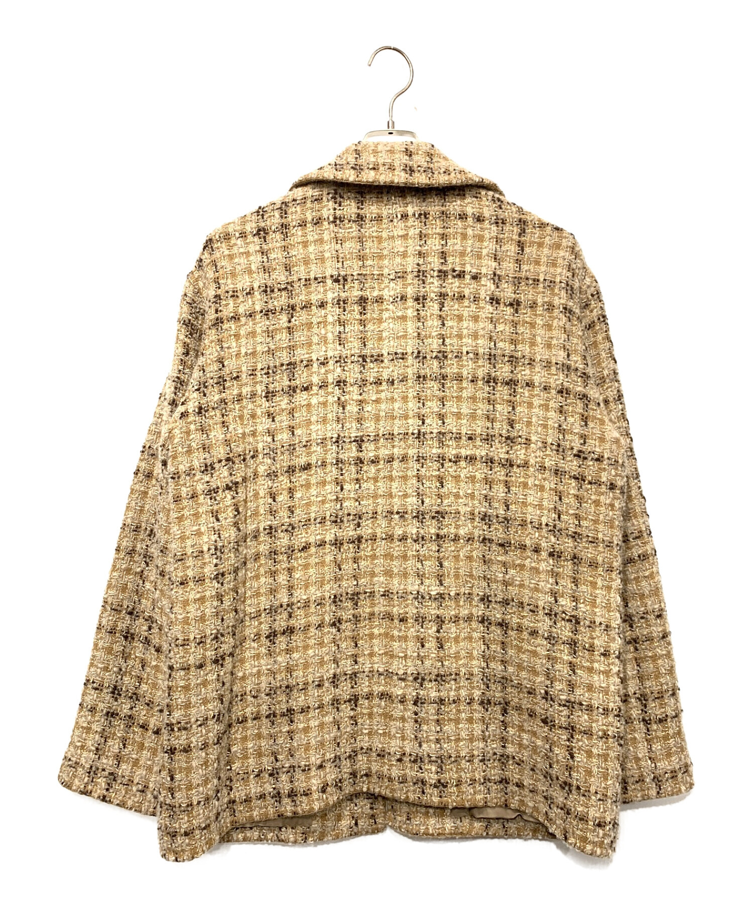 中古・古着通販】AURALEE (オーラリー) HOMESPUN TWEED SHIRTS BLOUSON