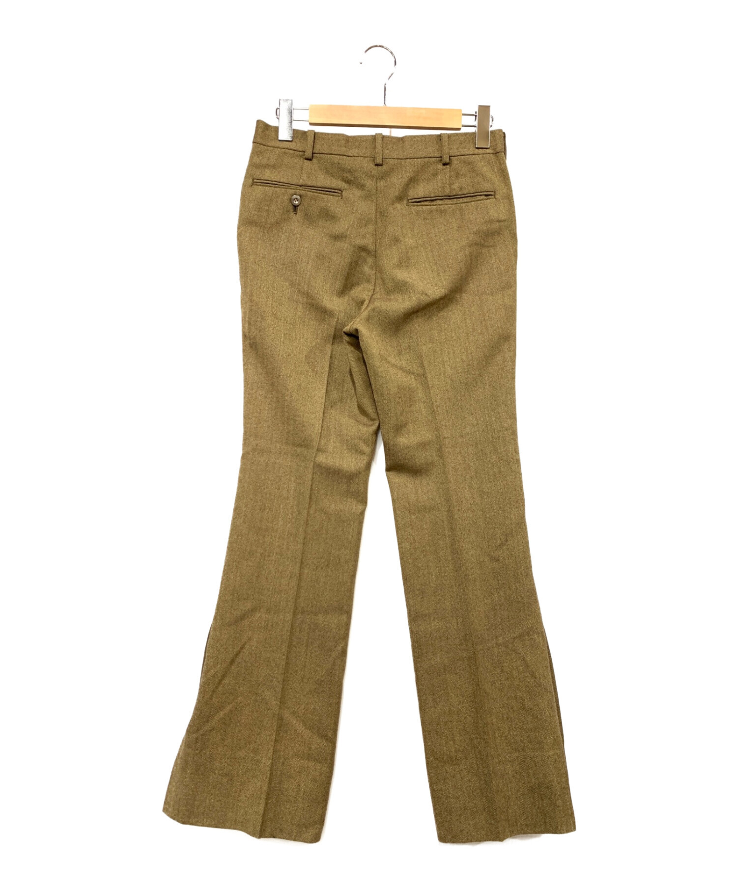 定価4.1万 JOHN LAWRENCE SULLIVAN WOMEN FRONT SIDE TUCKED PANTS S