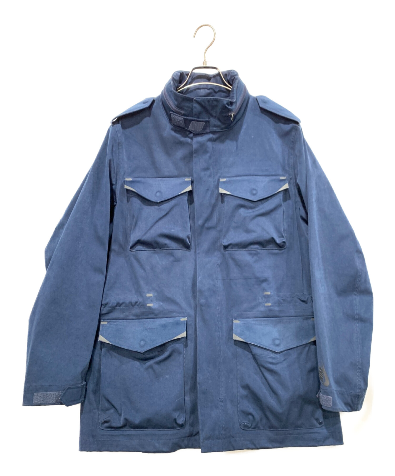 NIKE (ナイキ) Moleskin M65 Jacket ブルー サイズ:Lサイズ