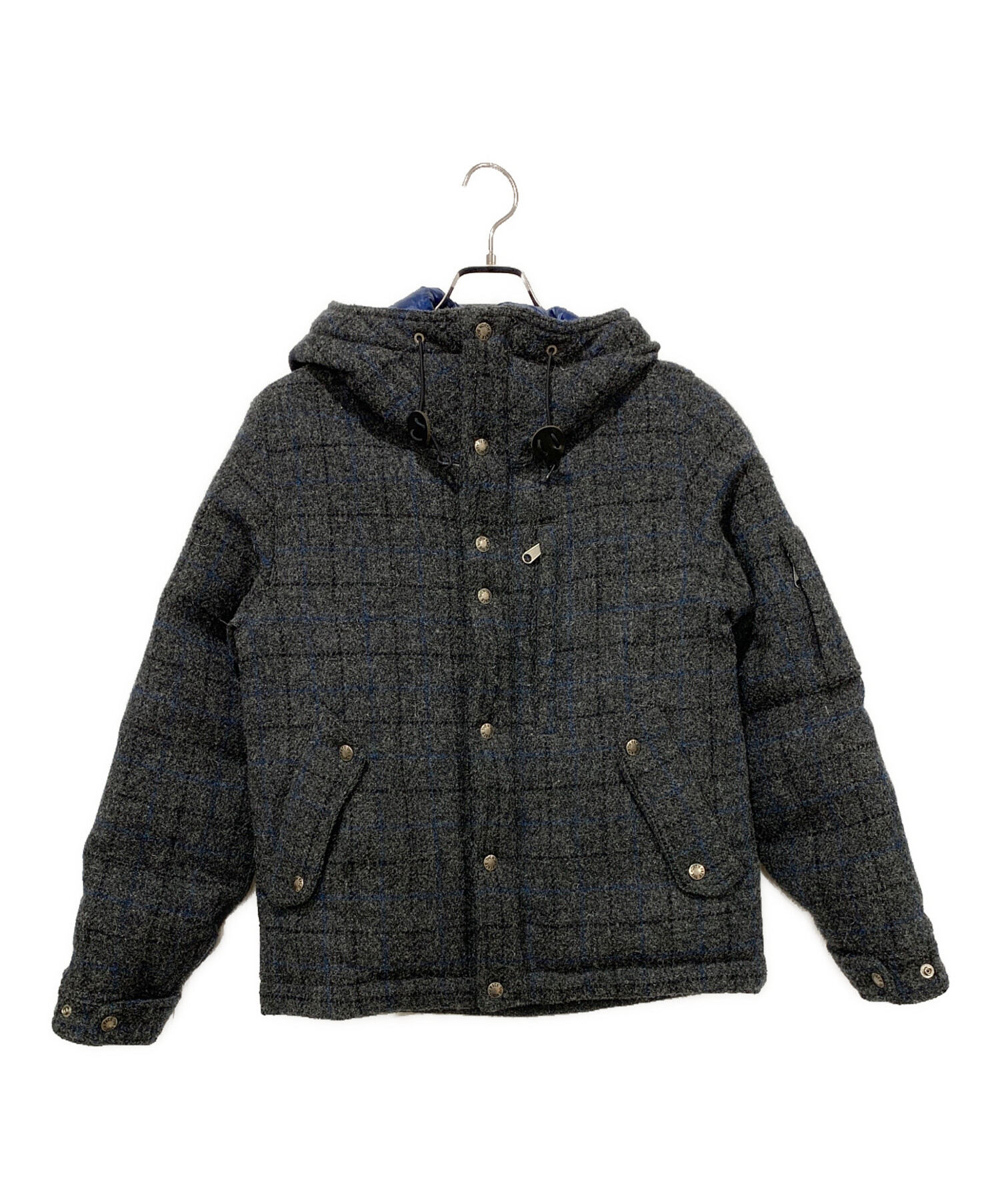 中古・古着通販】THE NORTHFACE PURPLELABEL (ザ・ノースフェイス パープルレーベル) Harris Tweed (ハリスツイード)  ツイードダウンジャケット グレー サイズ:Sサイズ｜ブランド・古着通販 トレファク公式【TREFAC FASHION】スマホサイト