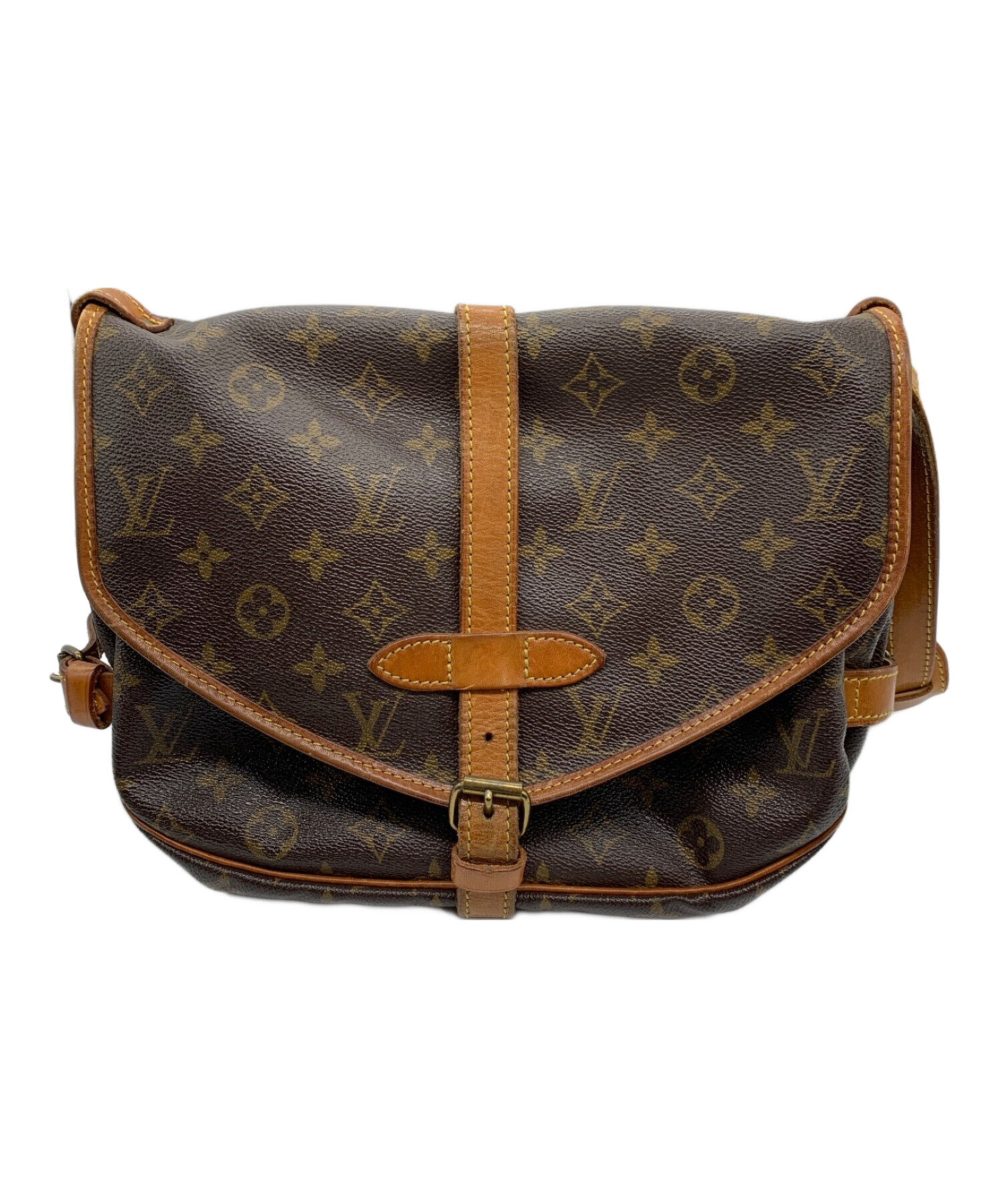 中古・古着通販】LOUIS VUITTON (ルイ ヴィトン) モノグラム ソミュール30 ブラウン｜ブランド・古着通販 トレファク公式【TREFAC  FASHION】スマホサイト