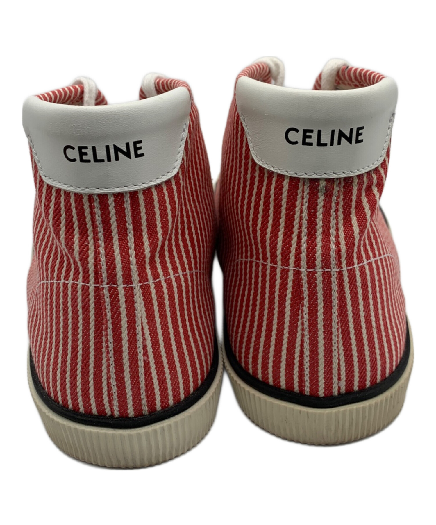 中古・古着通販】CELINE (セリーヌ) ハイカットスニーカー レッド サイズ:26.5㎝｜ブランド・古着通販 トレファク公式【TREFAC  FASHION】スマホサイト