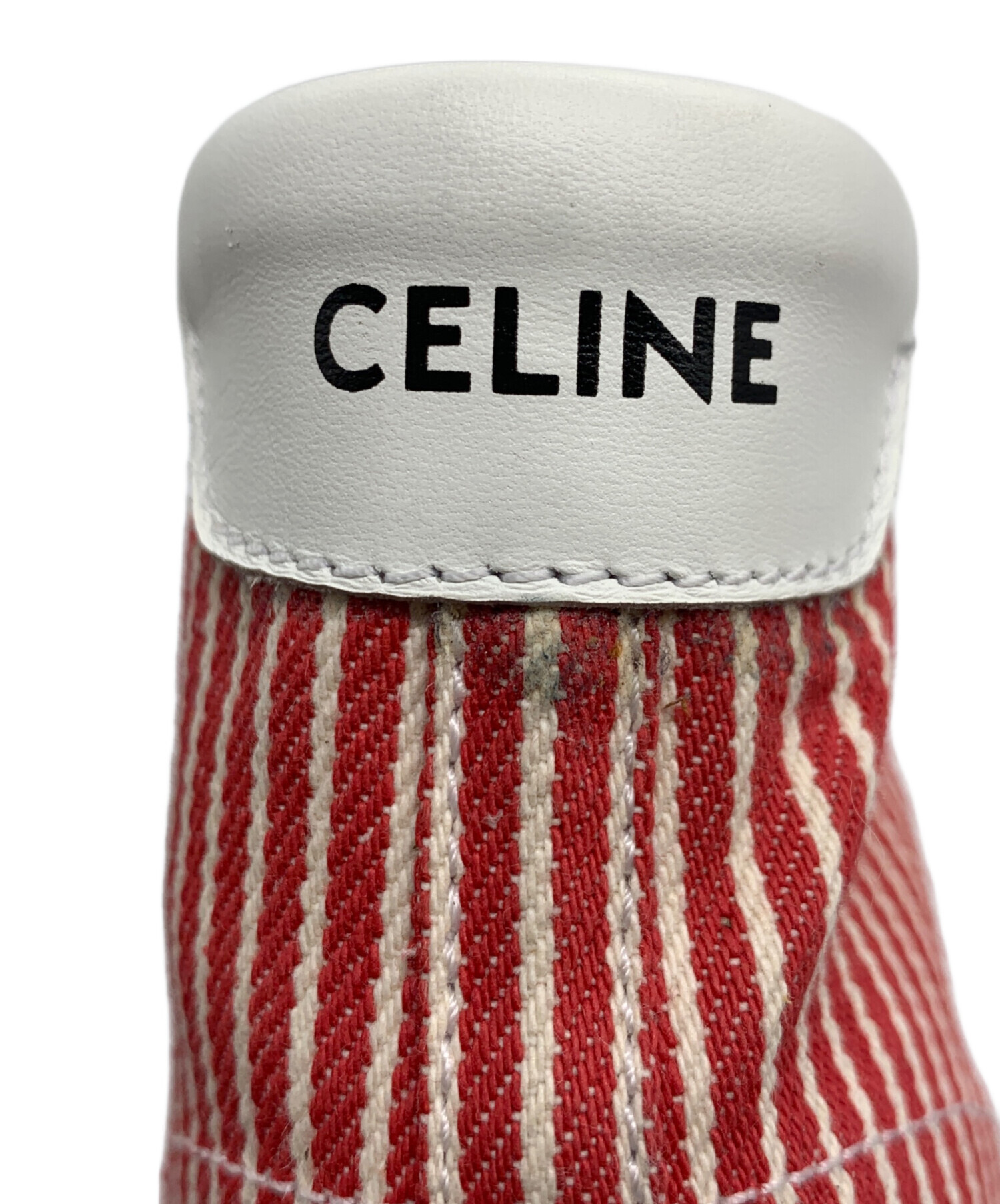 中古・古着通販】CELINE (セリーヌ) ハイカットスニーカー レッド サイズ:26.5㎝｜ブランド・古着通販 トレファク公式【TREFAC  FASHION】スマホサイト