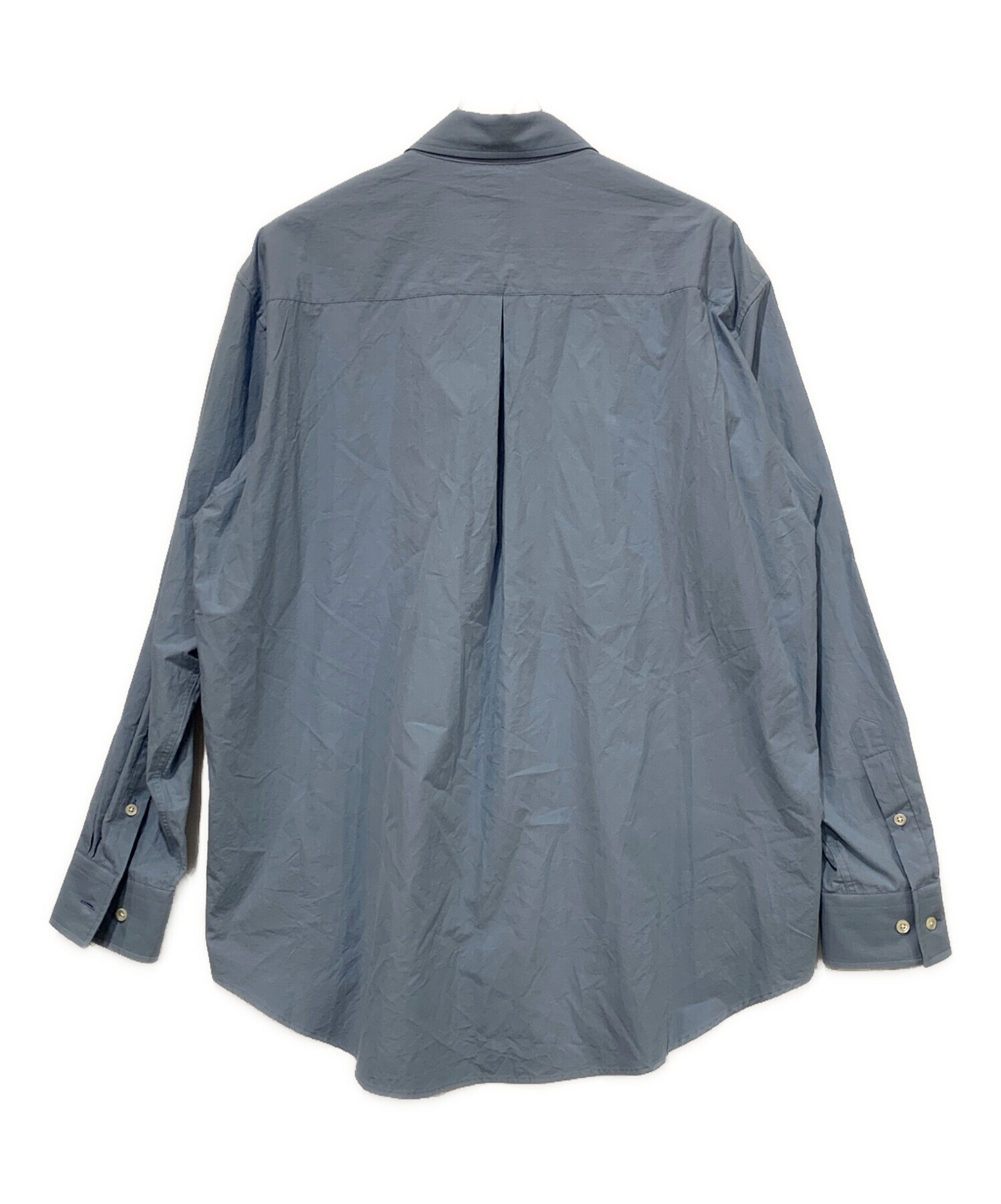 中古・古着通販】stein (シュタイン) OVERSIZED STANDARD SHIRT ブルー サイズ:Sサイズ｜ブランド・古着通販  トレファク公式【TREFAC FASHION】スマホサイト